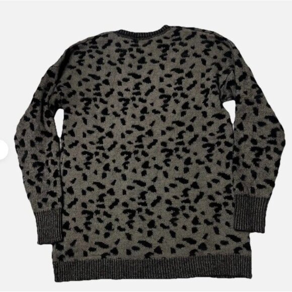 Diane Gilman Tiger Leopard Sweater Black Small - Picture 8 of 9